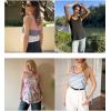 Zeagoo Womens Tank Tops Flowy Loose Fit Scoop Neck Casual Summer Tops Curvy Hem(Black)