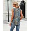 Zeagoo Womens Tank Tops Sleeveless Pleated Crew Neck Summer Tunic Tops Dressy Loose Fit Business Casual Blouses 2026(Mz779)