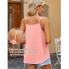 Zeagoo Womens Tank Tops Sleeveless Spaghetti Strap Halter Top Flowy Summer Beach Outfits 2026(Coral)