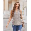 Zeagoo Womens Tank Tops Sleeveless V Neck 2024 Basic Summer Casual Fashion Blouses Shirt