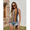 Zeagoo Womens Tank Tops Summer Ruched Top V Neck Sleeveless Drawstring Side Casual Trendy Shirts 2026(S-black Khaki)