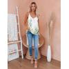 Zeagoo Womens V Neck Camisole Tank Top Strap Sleeveless T Shirt Casual Loose Vest Blouse – S-XXL(Wf135)