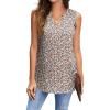 Zeagoo Womens Tank Tops Sleeveless V Neck 2024 Basic Summer Casual Fashion Blouses Shirt