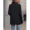 Zeagoo Womens Cardigan Long Sleeve Lightweight Cardigan Draped Open Front Loose Casual 2026 Fashion Clothing(Black)