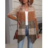 Zeagoo Womens Cardigan Long Sleeve Lightweight Cardigan Draped Open Front Loose Casual 2026 Fashion Clothing(Color Blocking-jh398)