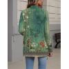 Zeagoo Womens Cardigan Long Sleeve Lightweight Cardigan Draped Open Front Loose Casual 2026 Fashion Clothing(Flower Green-mz839)
