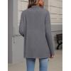 Zeagoo Womens Cardigan Long Sleeve Lightweight Cardigan Draped Open Front Loose Casual 2026 Fashion Clothing(Gray)