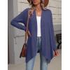 Zeagoo Womens Cardigan Long Sleeve Lightweight Cardigan Draped Open Front Loose Casual 2026 Fashion Clothing(Navy Blue)