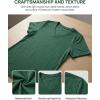 Zeagoo Womens Tops Summer Casual Short Sleeve Tshirts Business Basic Spring V-Neck Shirts Outfits S-3XL(Z-green)