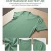 Zeagoo Womens Tops Summer Casual Short Sleeve Tshirts Business Basic Spring V-Neck Shirts Outfits S-3XL(Z-light Green)