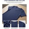 Zeagoo Womens Tops Summer Casual Short Sleeve Tshirts Business Basic Spring V-Neck Shirts Outfits S-3XL(Z-navy Blue)