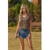 Zeagoo Womens Tops Summer Casual Short Sleeve Tshirts Business Basic Spring V-Neck Shirts Outfits S-3XL(Zz-an136)