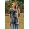 Zeagoo Womens Tops Summer Casual Short Sleeve Tshirts Business Basic Spring V-Neck Shirts Outfits S-3XL(Zz-cx278)