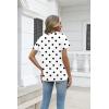 Zeagoo Womens Tops Summer Casual Short Sleeve Tshirts Business Basic Spring V-Neck Shirts Outfits S-3XL(Zz-jh592)