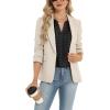 Zeagoo Womens Dressy Casual Shirts Short Sleeve V Neck Work Blouse Business Casual Summer Chiffon Tops(Black Polka Dots)