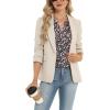 Zeagoo Womens Dressy Casual Shirts Short Sleeve V Neck Work Blouse Business Casual Summer Chiffon Tops(Summer Flower)