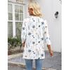 Zeagoo Women’s Casual Lightweight Cardigan 3/4 Sleeve Open Front Loose Thin Cardigans with Pockets(Bf290)