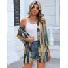 Zeagoo Women’s Casual Lightweight Cardigan 3/4 Sleeve Open Front Loose Thin Cardigans with Pockets(Cx289)
