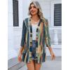 Zeagoo Women’s Casual Lightweight Cardigan 3/4 Sleeve Open Front Loose Thin Cardigans with Pockets(Cx289)