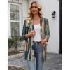 Zeagoo Women’s Casual Lightweight Cardigan 3/4 Sleeve Open Front Loose Thin Cardigans with Pockets(Cx289)