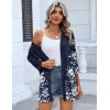 Zeagoo Women’s Casual Lightweight Cardigan 3/4 Sleeve Open Front Loose Thin Cardigans with Pockets(Sf103)
