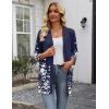 Zeagoo Women’s Casual Lightweight Cardigan 3/4 Sleeve Open Front Loose Thin Cardigans with Pockets(Sf103)