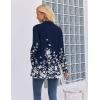 Zeagoo Women’s Lightweight Cardigan Open Front Long Sleeve Casual Loose Thin Cardigans with Pockets 2026(A-floral Navy 103)