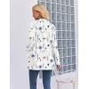 Zeagoo Women’s Lightweight Cardigan Open Front Long Sleeve Casual Loose Thin Cardigans with Pockets 2026(A-flower Blue)