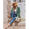 Zeagoo Women’s Lightweight Cardigan Open Front Long Sleeve Casual Loose Thin Cardigans with Pockets 2026(A-flower Green)