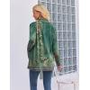 Zeagoo Women’s Lightweight Cardigan Open Front Long Sleeve Casual Loose Thin Cardigans with Pockets 2026(A-flower Green)