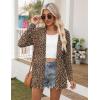 Zeagoo Women’s Lightweight Cardigan Open Front Long Sleeve Casual Loose Thin Cardigans with Pockets 2026(A-leopard Print)