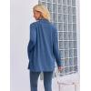 Zeagoo Women’s Lightweight Cardigan Open Front Long Sleeve Casual Loose Thin Cardigans with Pockets 2026(Blue)