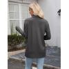 Zeagoo Women’s Lightweight Cardigan Open Front Long Sleeve Casual Loose Thin Cardigans with Pockets 2026(Gray)