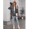 Zeagoo Women’s Lightweight Cardigan Open Front Long Sleeve Casual Loose Thin Cardigans with Pockets 2026(Gray)