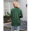 Zeagoo Women’s Lightweight Cardigan Open Front Long Sleeve Casual Loose Thin Cardigans with Pockets 2026(Green)