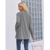 Zeagoo Women’s Lightweight Cardigan Open Front Long Sleeve Casual Loose Thin Cardigans with Pockets 2026(Light Grey)