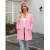Zeagoo Women’s Lightweight Cardigan Open Front Long Sleeve Casual Loose Thin Cardigans with Pockets 2026(Light Pink)