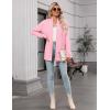 Zeagoo Women’s Lightweight Cardigan Open Front Long Sleeve Casual Loose Thin Cardigans with Pockets 2026(Light Pink)