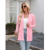 Zeagoo Women’s Lightweight Cardigan Open Front Long Sleeve Casual Loose Thin Cardigans with Pockets 2026(Light Pink)