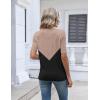 Zeagoo Womens Short Sleeve Sweater 2026 Summer V Neck Lightweight Sweater Tops Dressy Ribbed Knit Outfits with Buttons(Khaki-black)