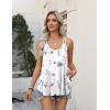 Zeagoo Womens Flowy Tank Tops Spaghetti Strap V Neck Camisole Dressy Casual Summer Loose Fit Sleeveless Shirts(Dh6)