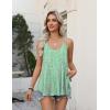 Zeagoo Womens Flowy Tank Tops Spaghetti Strap V Neck Camisole Dressy Casual Summer Loose Fit Sleeveless Shirts(Wf25)