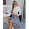 Zeagoo Women’s Skirt Basic Mini Skater Skirt 2026 Summer Skirts Stretchable High Waist A-Line Party Club Skirts(Light Blue)