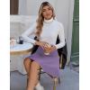 Zeagoo Women’s Skirt Basic Mini Skater Skirt 2026 Summer Skirts Stretchable High Waist A-Line Party Club Skirts(Lilac Purple)