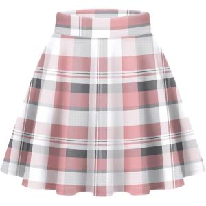 Zeagoo Women’s Skirt Basic Mini Skater Skirt 2026 Summer Skirts Stretchable High Waist A-Line Party Club Skirts(Gw326)