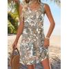 Zeagoo Summer Dresses for Women 2026 Sleeveless Casual Floral Tshirt Sundress with Pockets Loose Tank Beach Dress(Mz453)