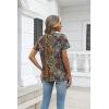 Zeagoo Womens Tops Summer Casual Short Sleeve Tshirts Business Basic Spring V-Neck Shirts Outfits S-3XL(Zz-mz721)