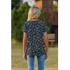 Zeagoo Womens Tops Summer Casual Short Sleeve Tshirts Business Basic Spring V-Neck Shirts Outfits S-3XL(Zz-xh522)