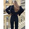 Zeagoo Women Bomber Jacket Casual Button Down Varsity Jackets Shackets With Pockets Outwear(Navy Blue)