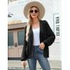 Zeagoo Women’s Lightweight Crochet Cropped Cardigan 2026 V Neck Long Sleeve Button up Bolero Shrug Sweater(Black)